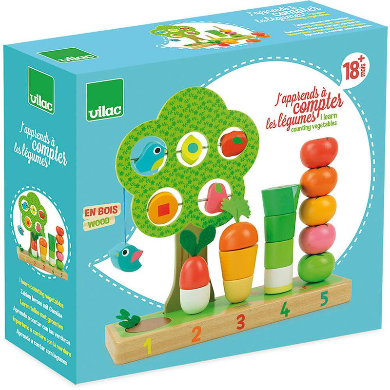 Vilac I Learn Counting Vegetables - BabyBump Limited.